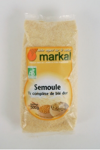 Semoule Semi Compl�te de Bl� Dur Grosse Produit Bio AB