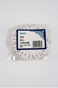 Dentelles Blanches  Rondes 9cm pour P�tisserie 