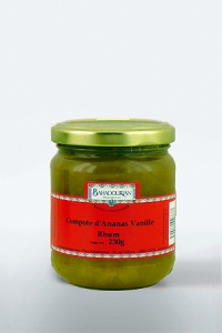 Compote d'Ananas, Vanille et Rhum