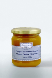Compote de Pomme, Mangue, Passion, GIngembre