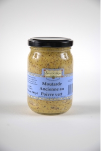 Moutarde Ancienne au Poivre Vert