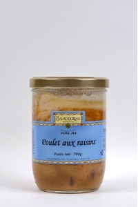Poulet aux Raisins Produit Halal