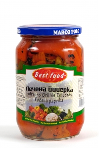 Poivrons Grill�s Epluch�s en Saumure