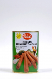 Saucisses de Francfort de Poulet Produit Halal
