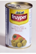 Olives Vertes Farcies � la P�te de Poivron Manzanilla
