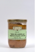 Tajine de Volaille aux Oignons et Pois Chiches Produit Halal