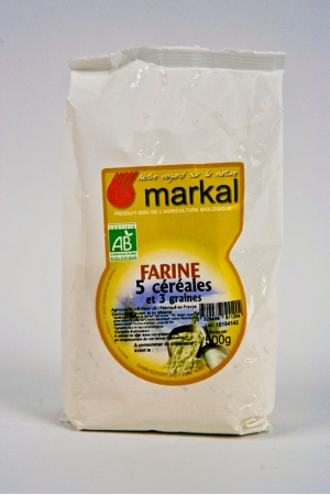 Farine 5 Céréales et 3 graines Produit Bio AB