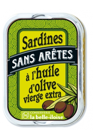 Sardines Sans Arête à l'Huile d'Olive Vierge Extra