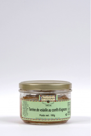 Terrine de Volaille au Confit d'Oignon Produit Halal