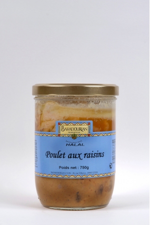 Poulet aux Raisins Produit Halal
