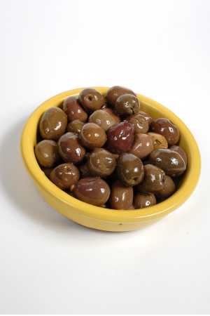 Olives Vertes Cassées au Fenouil 