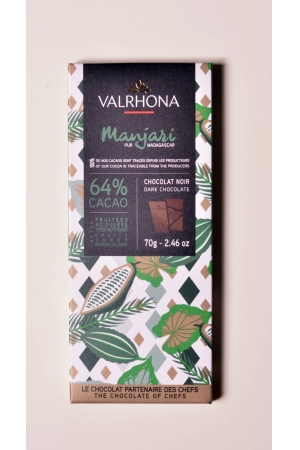 Chocolat Noir Valrhona Manjari 64%