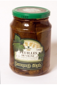 Feuilles de Vigne en Saumure: Bahadourian, Feuilles de Vigne en Saumure  Bocal 720ml - Kilikia, La Grèce