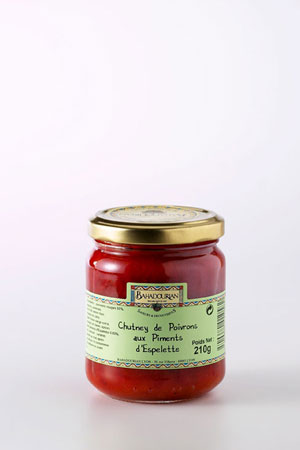 Chutney de Poivron au Piment d'Espelette