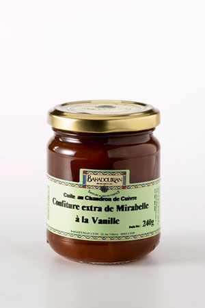 Confiture de Mirabelle saveur Vanille