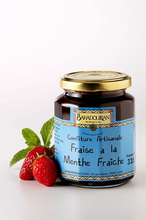 Confiture de Fraise à la Menthe