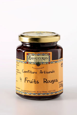 Confiture aux Quatre Fruits Rouges