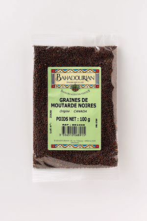 Graines de Moutarde Noire: Bahadourian, Graines de Moutarde Noire Sachet  100g, Epices