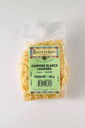 Oignon Blanc Lanières