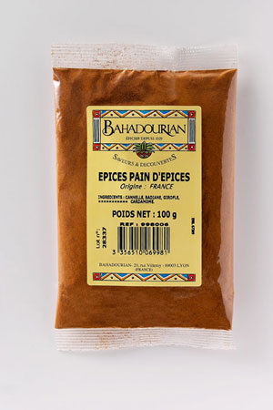 Mélange Spécial Pain d'Epices: Bahadourian, Mélange Spécial Pain d'Epices  Sachet 100g, Epices