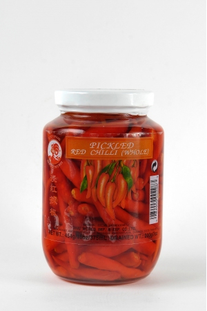 Piments Rouges Entiers au Vinaigre