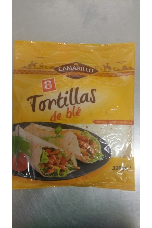 Tortillas de blé x 8 Diamètre 20cm