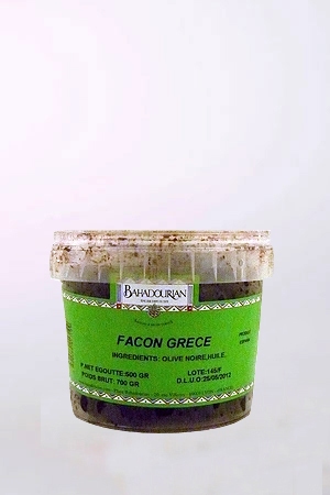 Olives Noires Façon Grèce