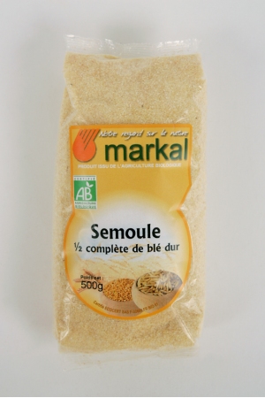 Semoule blanche de blé dur grosse bio - Markal