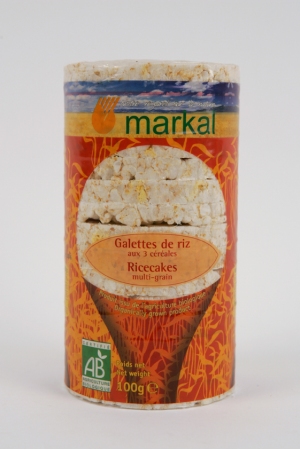 Galettes de Riz aux Céréales Produit Bio AB