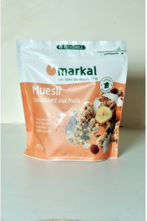 Muesli croustillant chocolat bio 375g - Biotentik