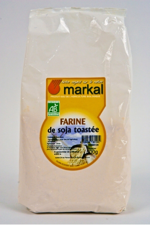 Farine de soja toastée bio - Markal