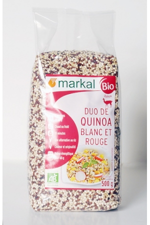 Duo de Quinoa Blanc et Rouge  Produit Bio AB