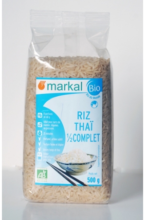 Riz ThaÃ¯ 1/2 Complet Produit Bio AB 