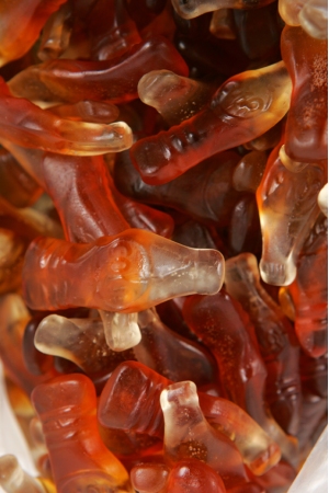 Bonbon Gélifié  Bouteille Lisse: Goût Cola