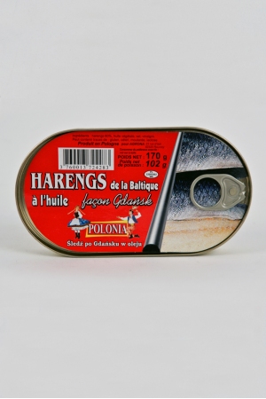 Harengs de la Baltique à l'Huile