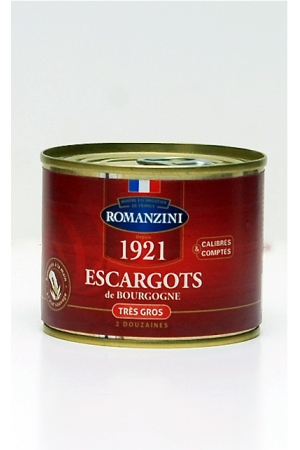 Escargots de Bourgogne 2 douzaines Très gros - Conserve