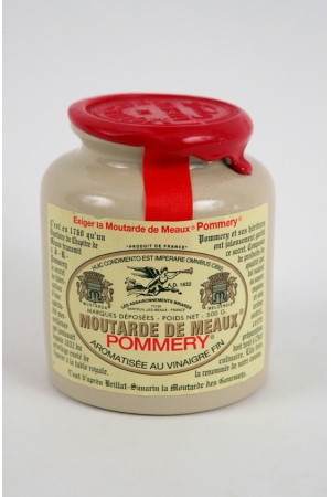 Moutarde de Meaux: Bahadourian, Moutarde de Meaux Pot en Grès 500g -  Pommery, Chutneys, Condiments, Sauces & Pâtes Epicées