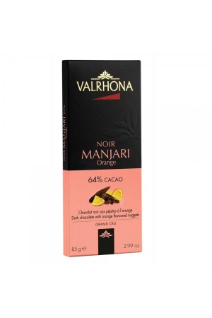 Chocolat Noir Valrhona Manjari Orange 64%