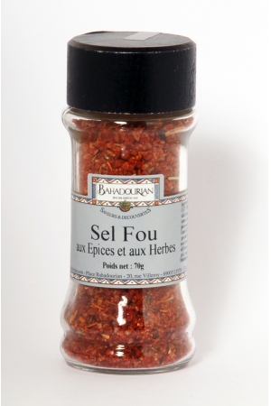 Sel Fou: Bahadourian, Sel Fou Flacon 70g, Epices