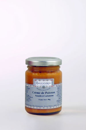 Crème de Poivrons à la Noisette et à la Cardamome