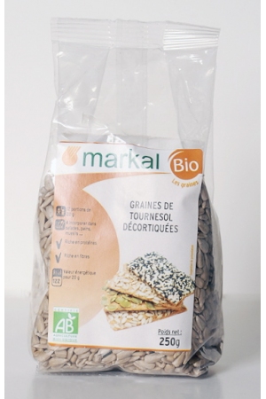 Graines de tournesol décortiquées bio - Markal