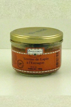 Terrine de Lapin à l'Estragon Produit Halal