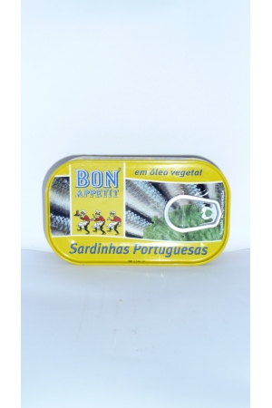 Sardines Portugaises à l'Huile Végétale