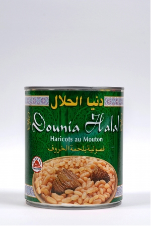 Haricots au Mouton Produit Halal