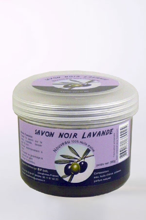 Savon Noir Parfumé à la Lavande 