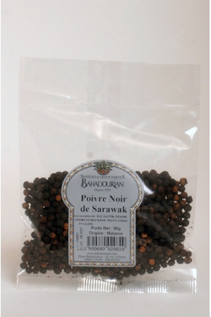 Poivre blanc du Penja à partir de 5€ - Poivres en ligne Conditionnement  Sachet de 25g