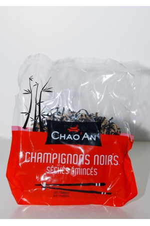 Champignons noirs asiatiques et chinois – Entiers, émincés, secs