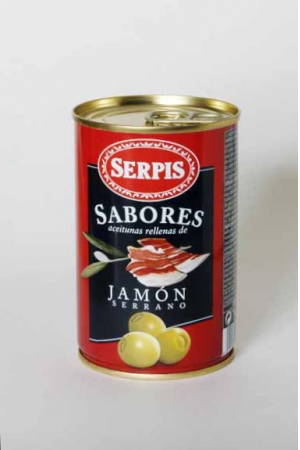 Olives Vertes Farcies au Jambon Serrano