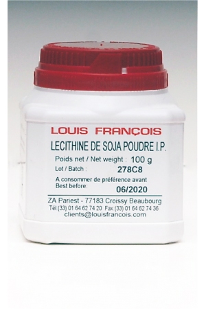 Lécithine de Soja en Poudre: Bahadourian, Lécithine de Soja en Poudre Boite  100g - Louis François, Pâtisseries, Confiseries & Biscuits