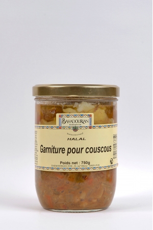 Garniture pour Couscous Produit Halal
